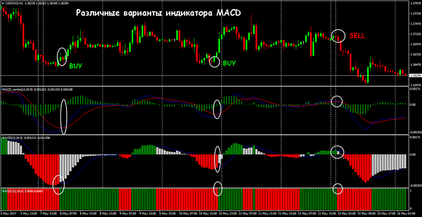 индикатор дивергенции MACD